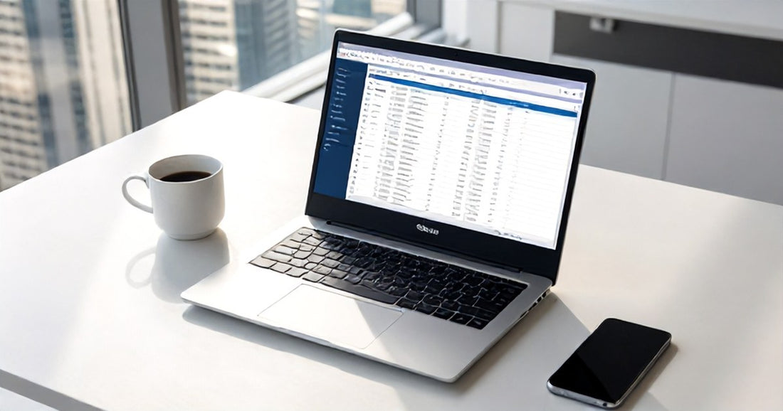 Refurbished Dell Latitude 5520 laptop on a corporate desk in Dubai