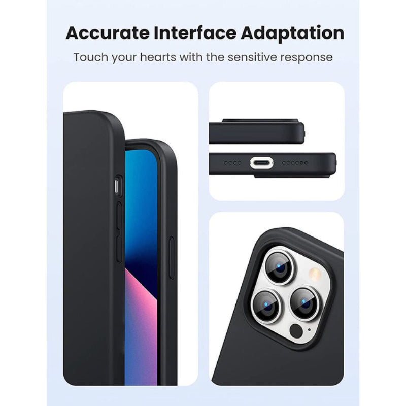 iPhone 13 Pro Black Cover with Magsafe (Silicon) - Revent Store