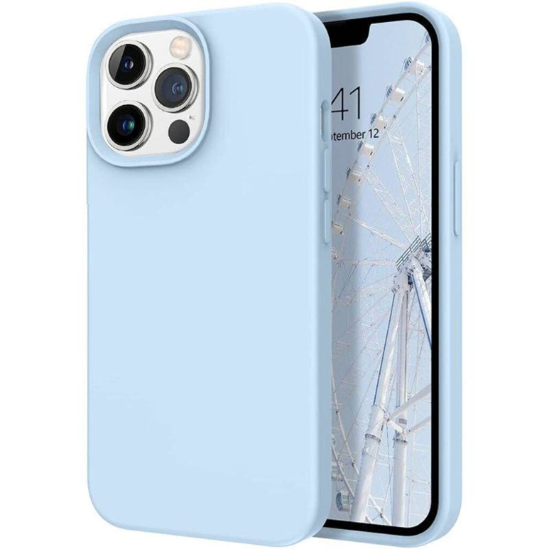 iPhone 13 Pro Light Blue Cover with Magsafe (Silicon) - Revent Store